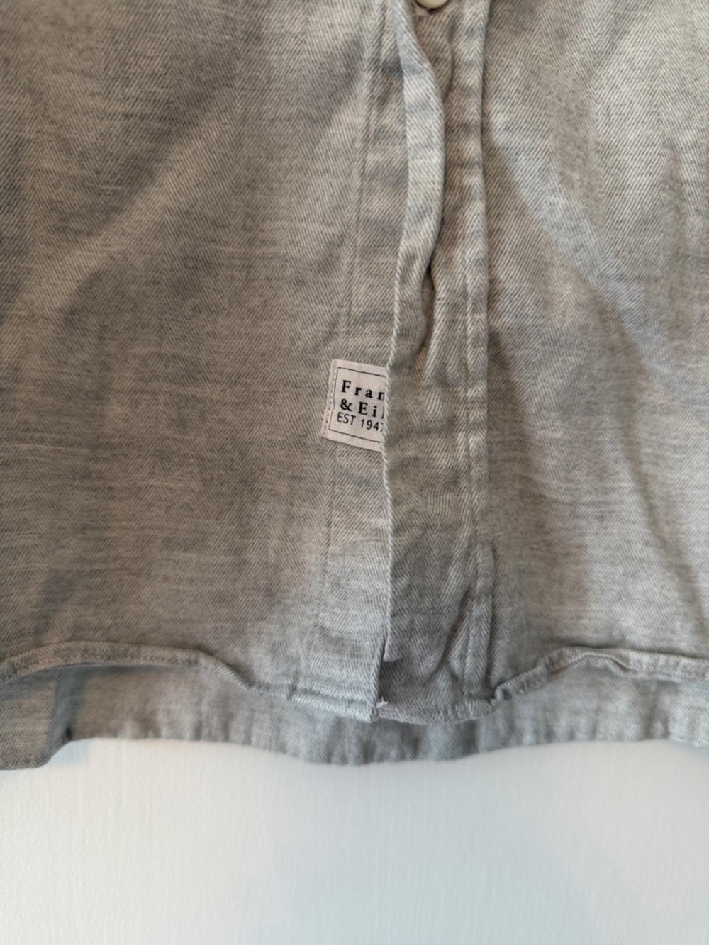 Frank & Eileen Women's Heather Gray Button-Down Shirt - Picture 2 of 5